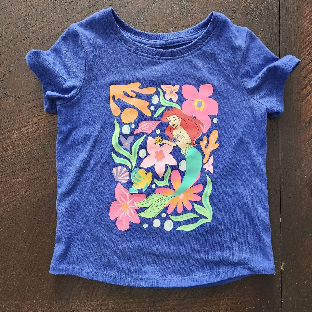 Blue Little Mermaid Kids T-Shirt